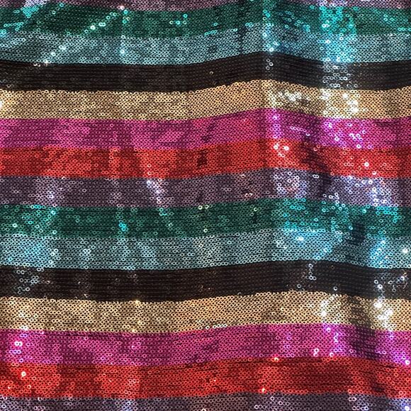 Show Me Your Mumu Super Slip Tie Rainbow Sequin Party Dress Size XS New with Tag - Picture 5 of 9
